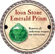 Ioun Stone Emerald Prism - 2011 (Platinum) - C17