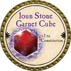 Ioun Stone Garnet Cube - 2015 (Gold) - C132