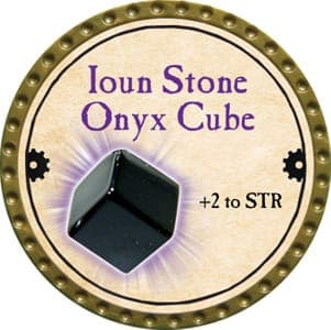 Ioun Stone Onyx Cube - 2013 (Gold) - C66