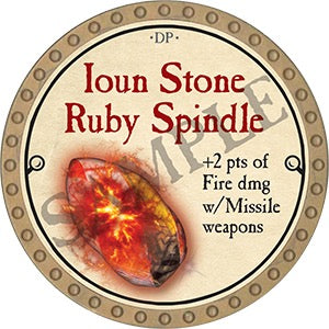 Ioun Stone Ruby Spindle - 2023 (Gold) - C20