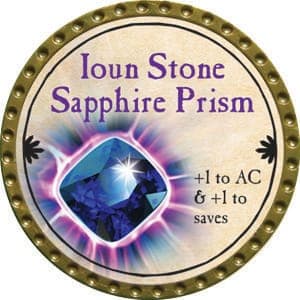 Ioun Stone Sapphire Prism - 2015 (Gold) - C131