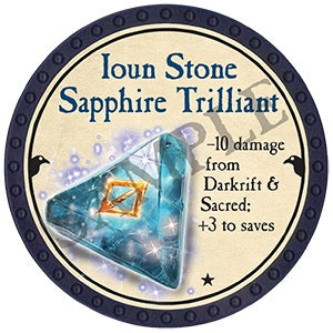 Ioun Stone Sapphire Trilliant - 2025 (Blue)