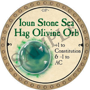 Ioun Stone Sea Hag Olivine Orb - 2022 (Gold) - C131