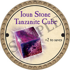 Ioun Stone Tanzanite Cube - 2017 (Gold) - C136