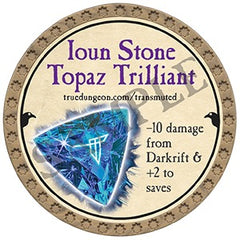 Ioun Stone Topaz Trilliant - 2025 (Gold)