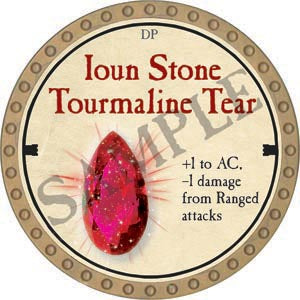 Ioun Stone Tourmaline Tear - 2020 (Gold) - C131