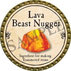 Lava Beast Nugget - 2016 (Gold) - C131