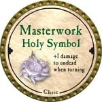 Masterwork Holy Symbol - 2008 (Gold) - C37