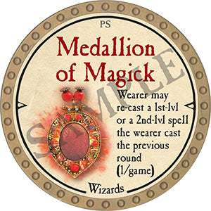 Medallion of Magick - 2021 (Gold) - C9