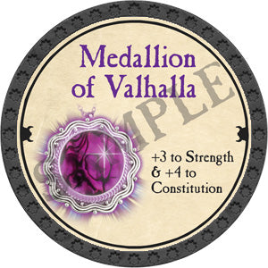 Medallion of Valhalla - 2018 (Onyx) - C134