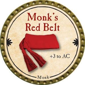 Monk’s Red Belt - 2015 (Gold) - C9