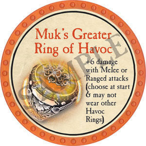 Muk's Greater Ring of Havoc - 2022 (Orange) - C136