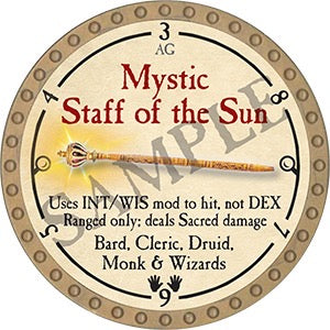 Mystic Staff of the Sun - 2023 (Gold) - C131