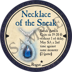 Necklace of the Sneak - 2019 (Blue) - C17