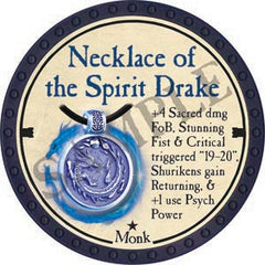 Necklace of the Spirit Drake - 2020 (Blue) - C132