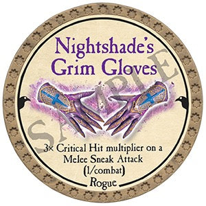 Nightshade's Grim Gloves - 2025 (Gold) - C82