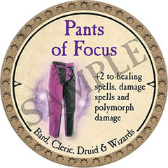 Pants of Focus - 2021 (Gold) - C131