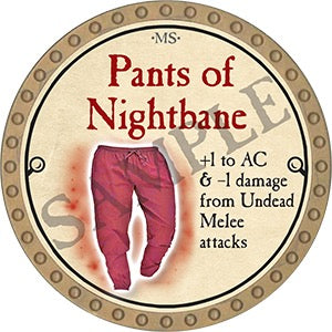 Pants of Nightbane - 2023 (Gold) - C5