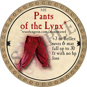 Pants of the Lynx - 2018 (Gold) - C131