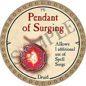 Pendant of Surging - 2021 (Gold) - C9