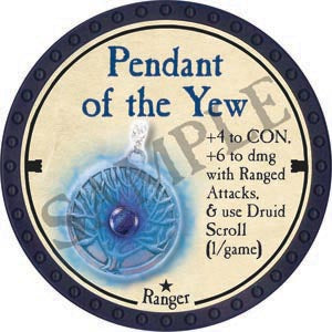 Pendant of the Yew - 2020 (Blue) - C132