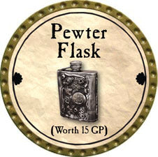 Pewter Flask - 2011 (Gold) - C17