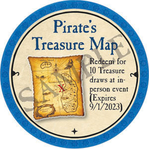 Pirate's Treasure Map - 2022 (Light Blue) - C17