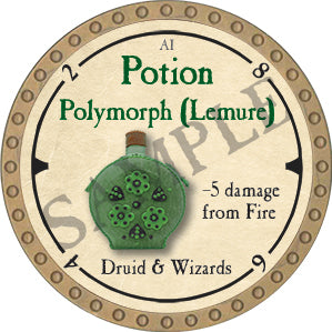 Potion Polymorph (Lemure) - 2019 (Gold) - C37