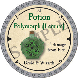 Potion Polymorph (Lemure) - 2019 (Platinum) - C37