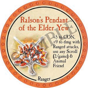 Ralson's Pendant of the Elder Yew - 2020 (Orange) - C106