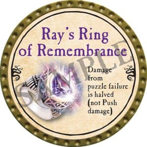 Ray’s Ring of Remembrance - 2016 (Gold) - C136