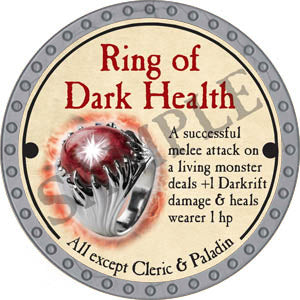 Ring of Dark Health - 2017 (Platinum) - C131