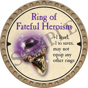 Ring of Fateful Heroism - 2019 (Gold) - C131