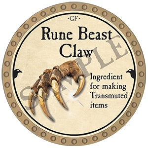 Rune Beast Claw - 2025 (Gold) - C3