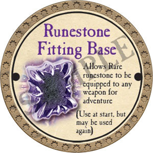 Runestone Fitting Base - 2017 (Gold) - C17