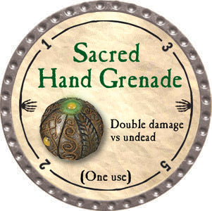 Sacred Hand Grenade - 2012 (Platinum) - C17