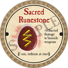 Sacred Runestone - 2017 (Gold) - C131