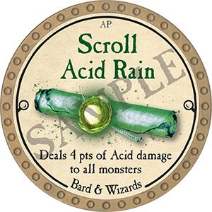 Scroll Acid Rain - 2023 (Gold) - C134