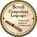 Scroll Comprehend Languages - 2006 (Wooden) - C20