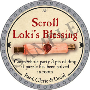 Scroll Loki's Blessing - 2018 (Platinum) - C131