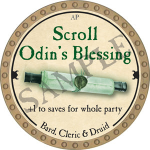 Scroll Odin's Blessing - 2018 (Gold) - C131