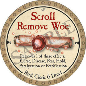 Scroll Remove Woe - 2022 (Gold) - C131