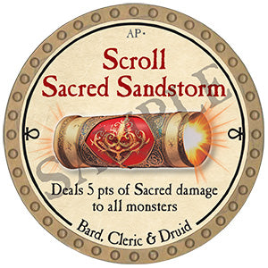 Scroll Sacred Sandstorm - 2024 (Gold) - C131