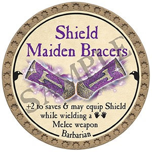 Shield Maiden Bracers - 2025 (Gold) - C82