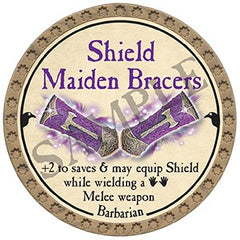 Shield Maiden Bracers - 2025 (Gold) - C82