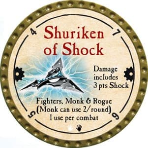 Shuriken of Shock - 2013 (Gold) - C17