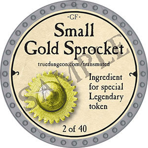 Small Gold Sprocket - 2022 (Platinum) - C134