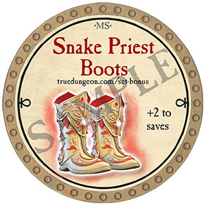 Snake Priest Boots - 2024 (Gold)