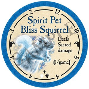 Spirit Pet Bliss Squirrel - 2025 (Light Blue)