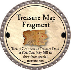 Treasure Map Fragment - 2011 (Platinum) - C132